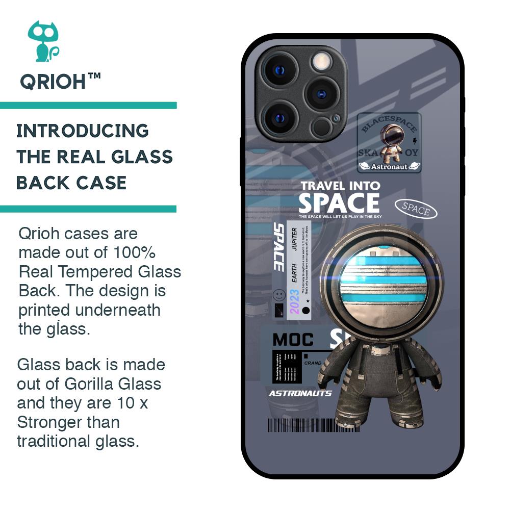 Space Travel Glass Case for iPhone 12 Pro Max