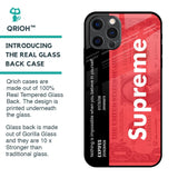 Supreme Ticket Glass Case for iPhone 12 Pro Max