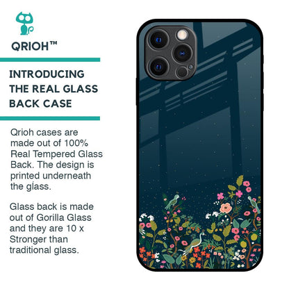 Small Garden Glass Case For iPhone 12 Pro Max