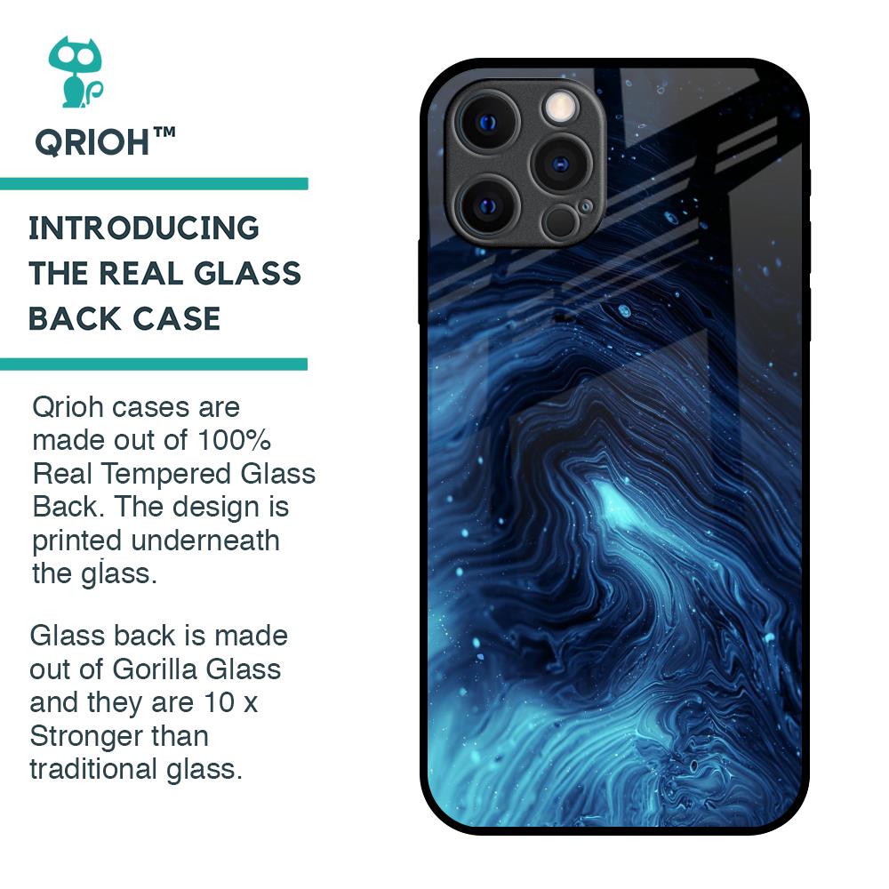 Dazzling Ocean Gradient Glass Case For iPhone 12 Pro Max