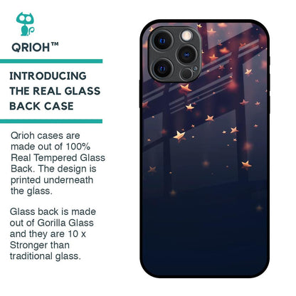 Falling Stars Glass Case For iPhone 12 Pro Max