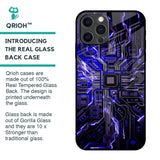 Techno Color Pattern Glass Case For iPhone 12 Pro Max