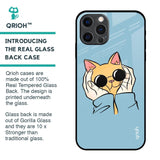 Adorable Cute Kitty Glass Case For iPhone 12 Pro Max