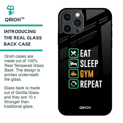 Daily Routine Glass Case for iPhone 12 Pro Max