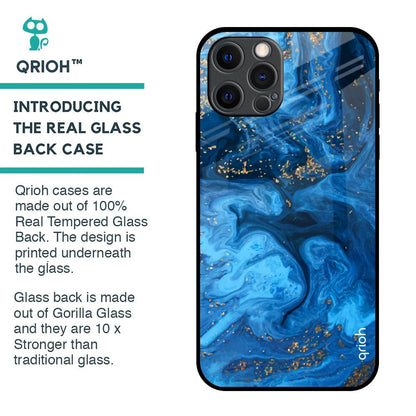Gold Sprinkle Glass Case for iPhone 12 Pro Max