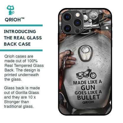 Royal Bike Glass Case for iPhone 12 Pro Max
