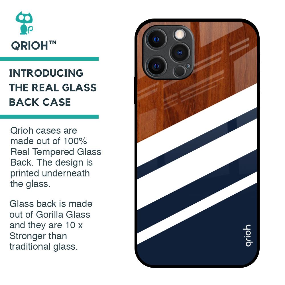 Bold Stripes Glass Case for iPhone 12 Pro Max