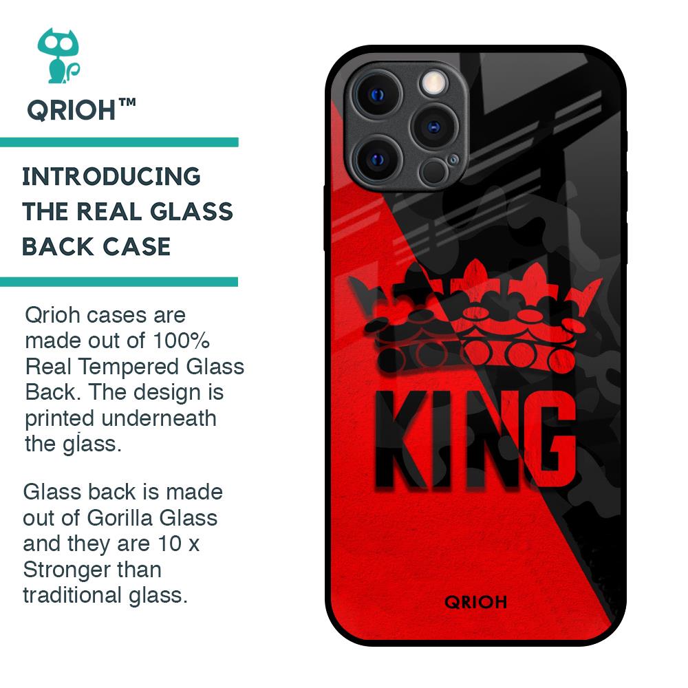 I Am A King Glass Case for iPhone 12 Pro Max