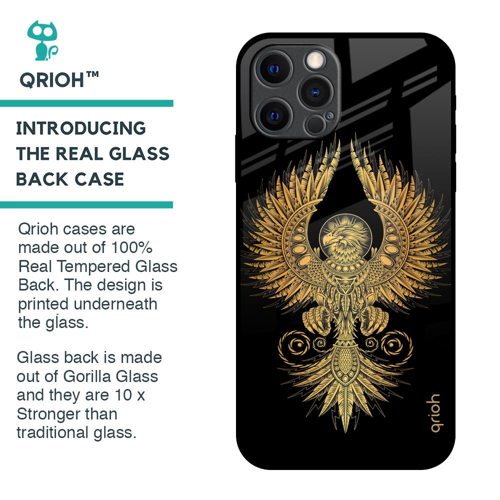 Mythical Phoenix Art Glass Case for iPhone 12 Pro Max