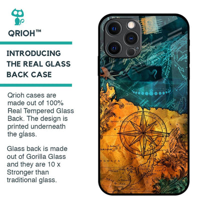Architecture Map Glass Case for iPhone 12 Pro Max