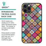 Multicolor Mandala Glass Case for iPhone 12 Pro Max