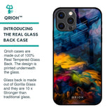Multicolor Oil Painting Glass Case for iPhone 12 Pro Max