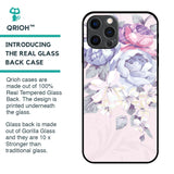 Elegant Floral Glass Case for iPhone 12 Pro Max