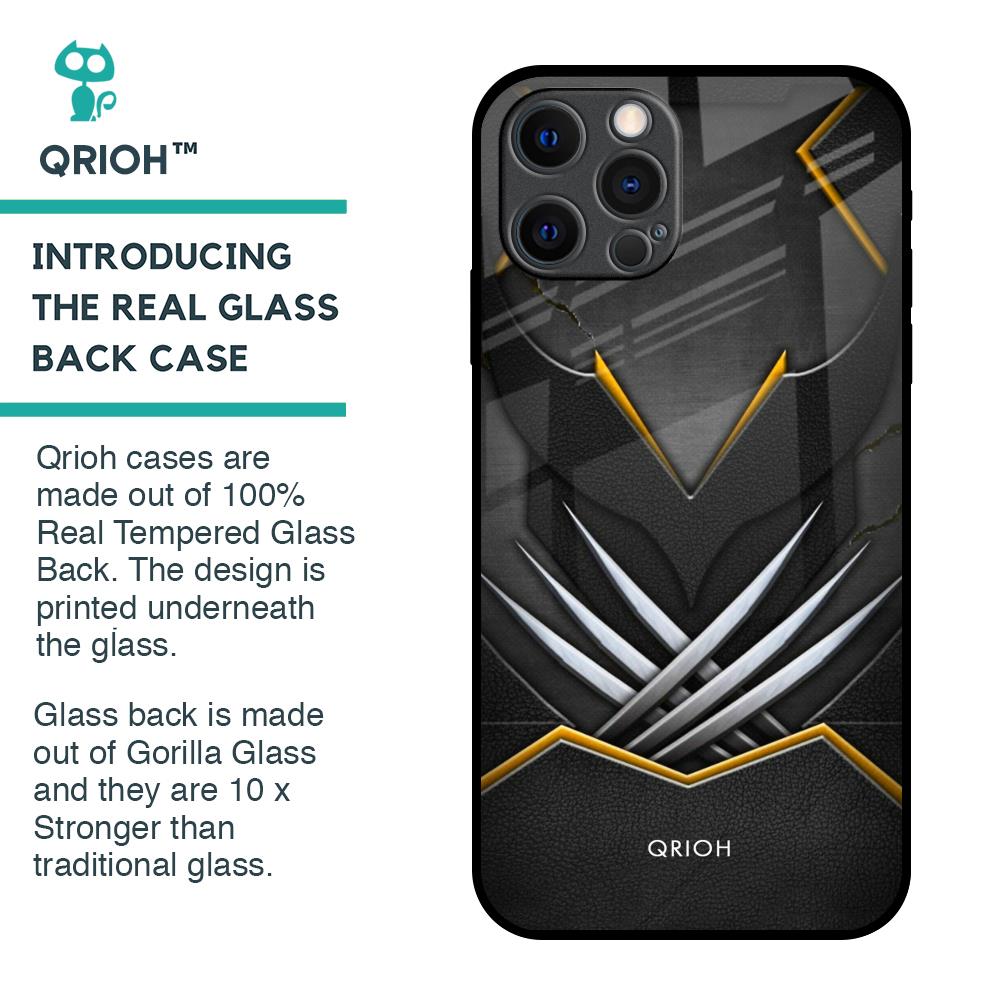 Black Warrior Glass Case for iPhone 12 Pro Max