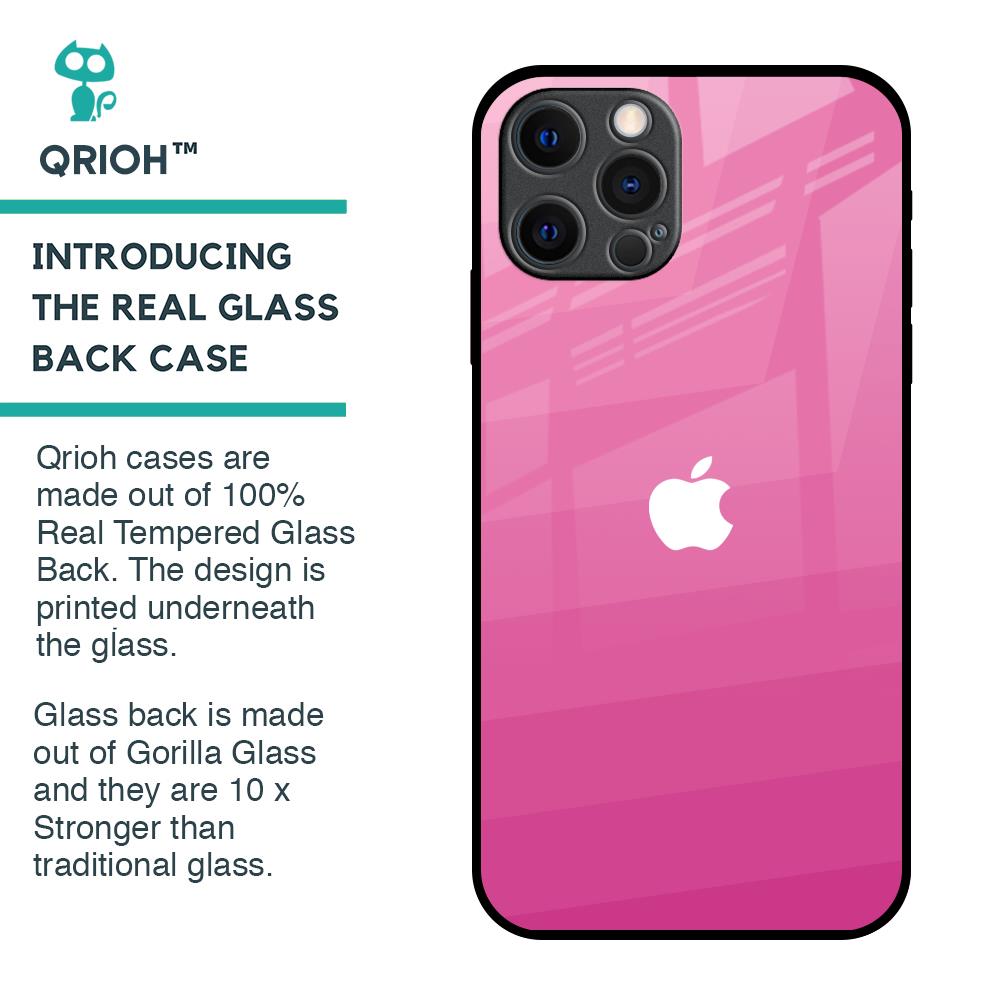 Pink Ribbon Caddy Glass Case for iPhone 12 Pro Max
