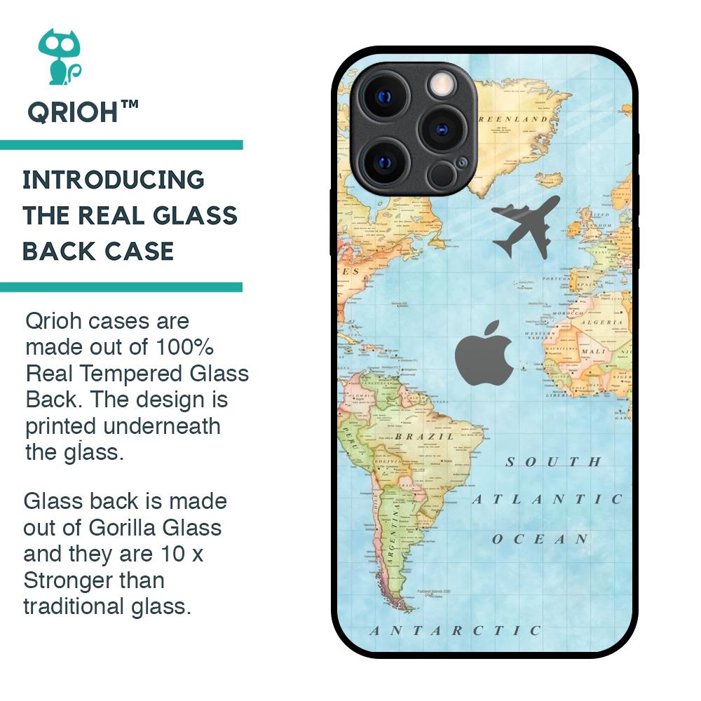 Fly Around The World Glass Case for iPhone 12 Pro Max