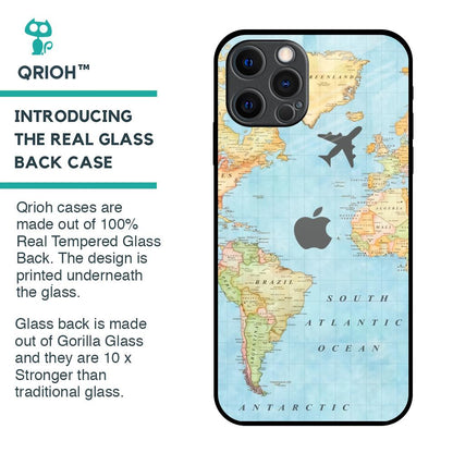 Fly Around The World Glass Case for iPhone 12 Pro Max