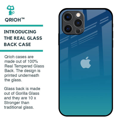 Celestial Blue Glass Case For iPhone 12 Pro Max