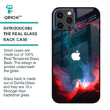 Brush Art Glass Case For iPhone 12 Pro Max