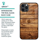 Wooden Planks Glass Case for iPhone 12 Pro Max