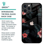 Tropical Art Flower Glass Case for iPhone 12 Pro Max