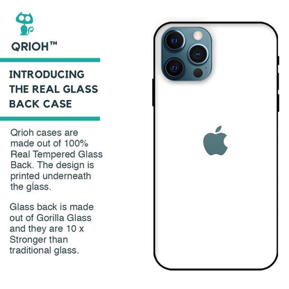 Arctic White Glass Case for iPhone 12 Pro Max