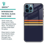 Tricolor Stripes Glass Case For iPhone 12 Pro Max