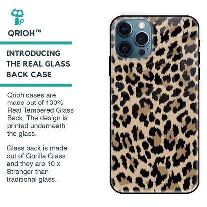 Leopard Seamless Glass Case For iPhone 12 Pro Max