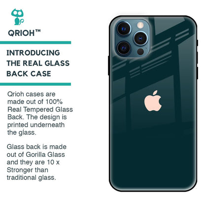 Hunter Green Glass Case For iPhone 12 Pro Max