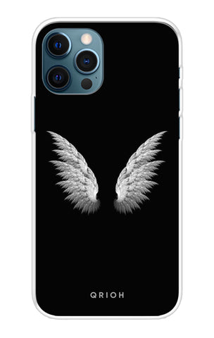 White Angel Wings iPhone 12 Pro Max Back Cover