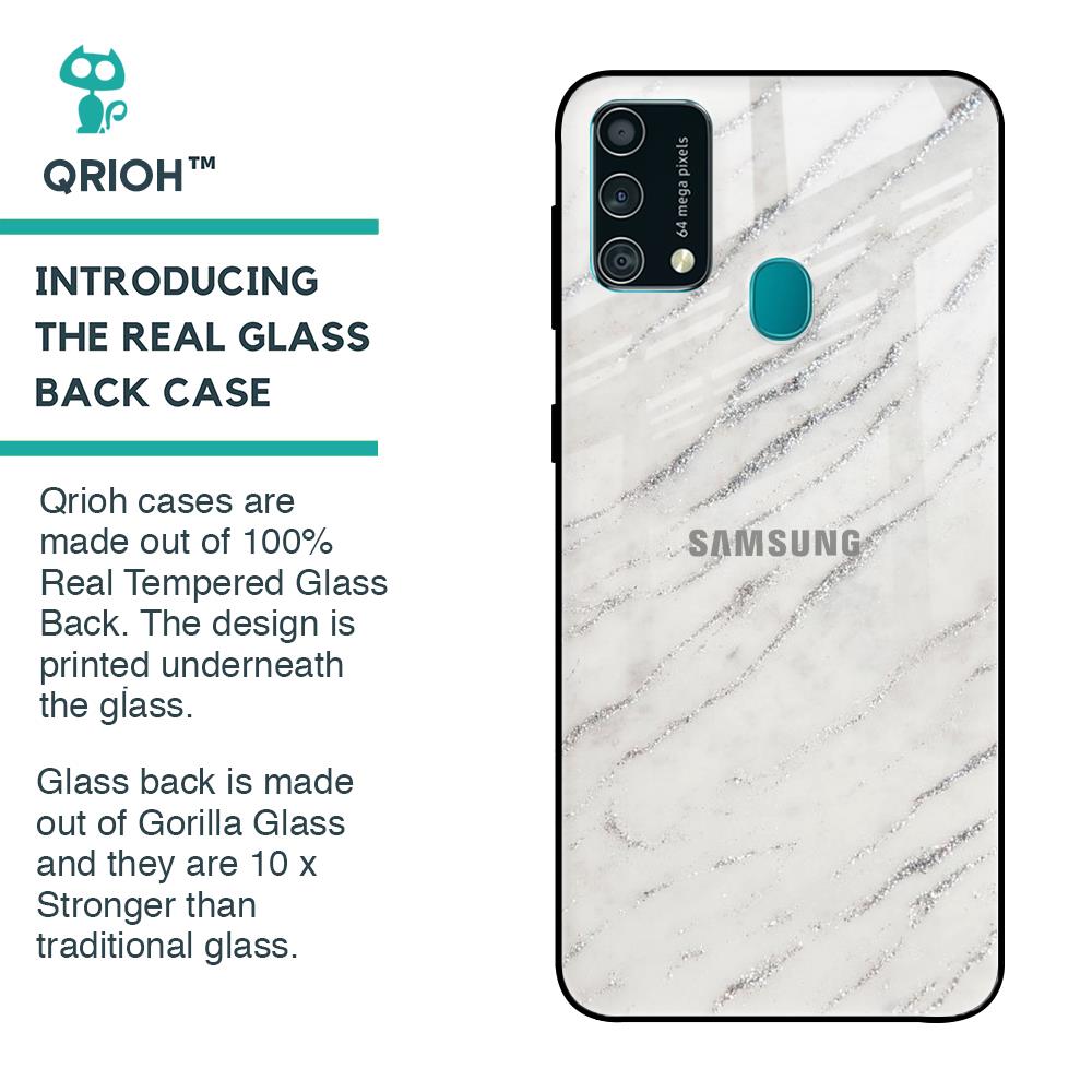 Polar Frost Glass Case for Samsung Galaxy F41