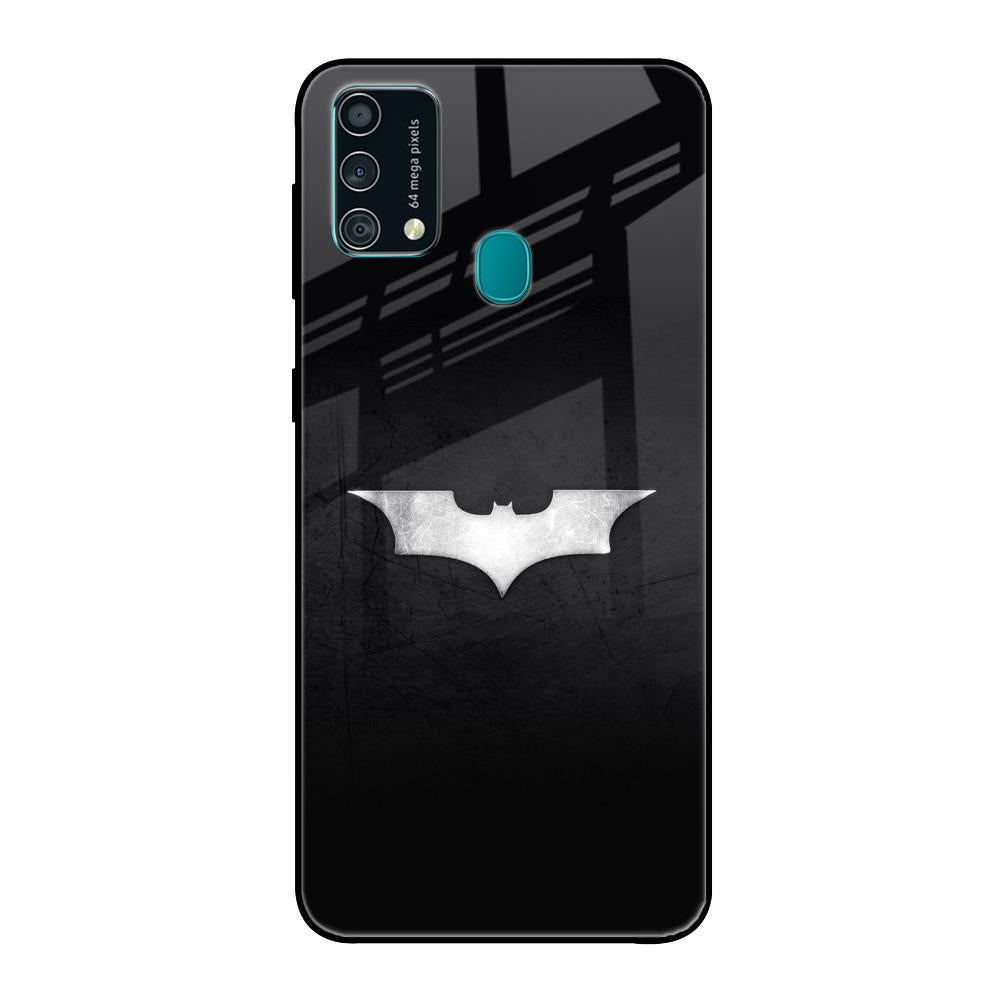 Super Hero Logo Samsung Galaxy F41 Glass Back Cover Online