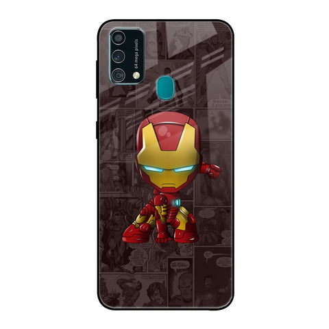 Angry Baby Super Hero Samsung Galaxy F41 Glass Back Cover Online