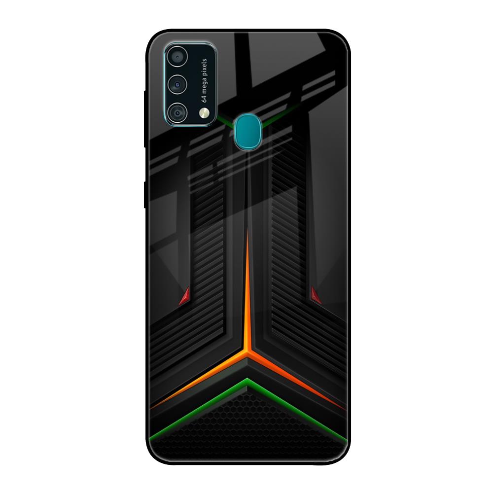Modern Ultra Chevron Samsung Galaxy F41 Glass Back Cover Online