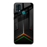 Modern Ultra Chevron Samsung Galaxy F41 Glass Back Cover Online