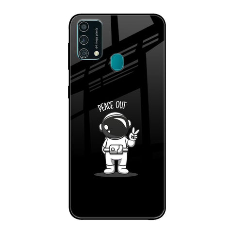 Peace Out Astro Samsung Galaxy F41 Glass Back Cover Online