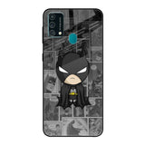 Cartoon Art Samsung Galaxy F41 Glass Back Cover Online