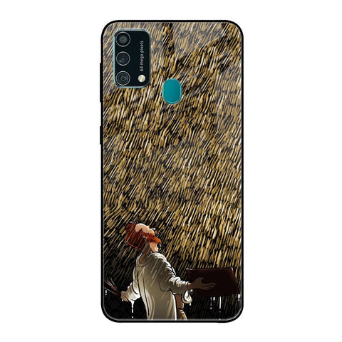 Rain Festival Samsung Galaxy F41 Glass Back Cover Online