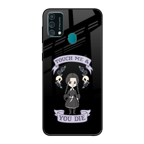 Touch Me & You Die Samsung Galaxy F41 Glass Back Cover Online