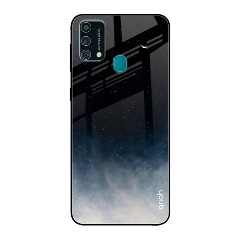 Black Aura Samsung Galaxy F41 Glass Back Cover Online