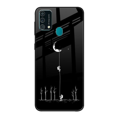 Catch the Moon Samsung Galaxy F41 Glass Back Cover Online
