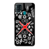 Red Zone Samsung Galaxy F41 Glass Back Cover Online