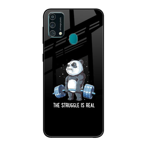 Real Struggle Samsung Galaxy F41 Glass Back Cover Online