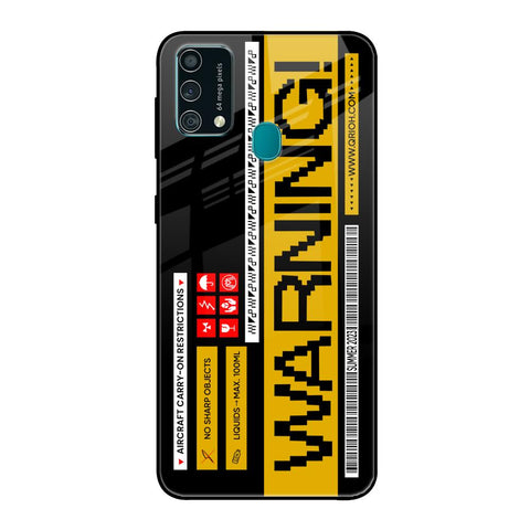 Aircraft Warning Samsung Galaxy F41 Glass Back Cover Online
