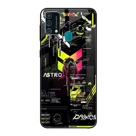 Astro Glitch Samsung Galaxy F41 Glass Back Cover Online