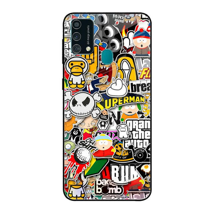 Boosted Samsung Galaxy F41 Glass Back Cover Online