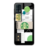 Coffee Latte Samsung Galaxy F41 Glass Back Cover Online