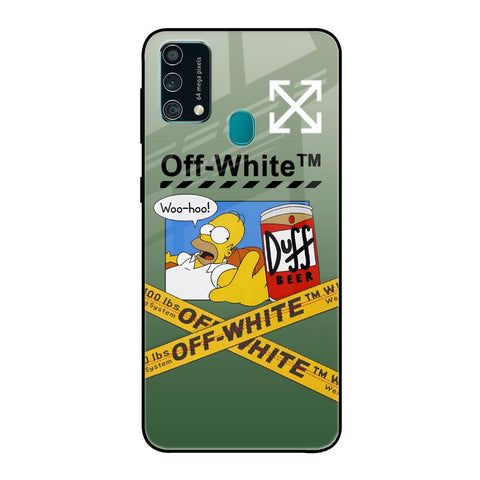 Duff Beer Samsung Galaxy F41 Glass Back Cover Online