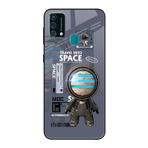 Space Travel Samsung Galaxy F41 Glass Back Cover Online