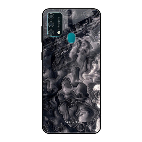 Cryptic Smoke Samsung Galaxy F41 Glass Back Cover Online